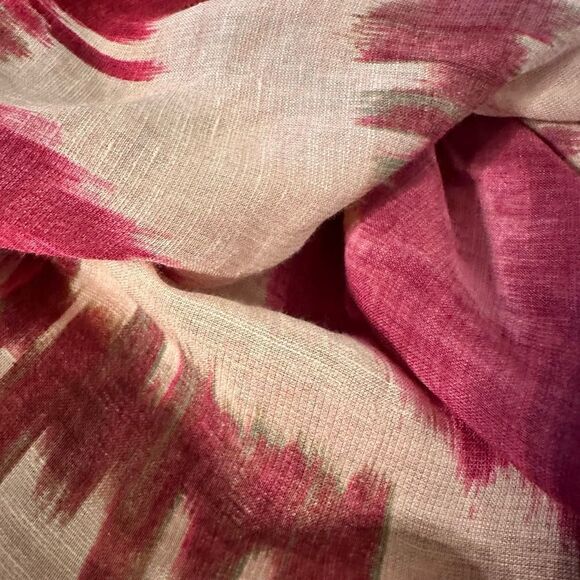 Ralph Lauren Collection Idonia Sleeveless Crisscross Voile Blouse in Multi Ikat - Picture 13 of 17